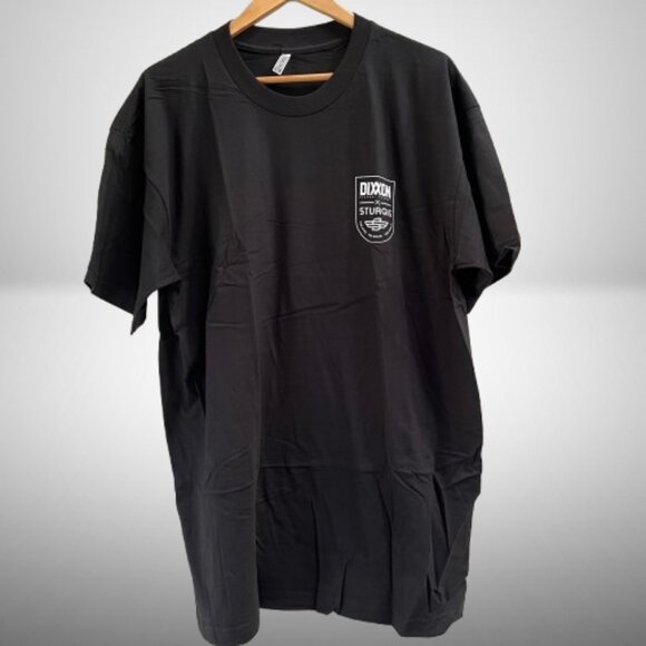 DIXXON Sturgis SD Ride Roar Rally Badge T Shirt Black NEW Men's Large - Picture 3 of 6